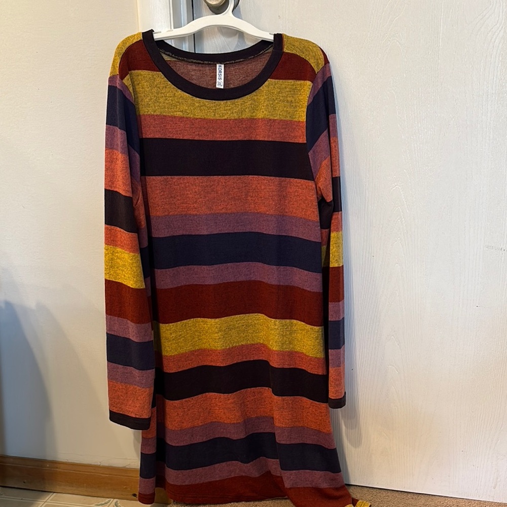 Korsis XXL Maternity Long Sleeve Dress